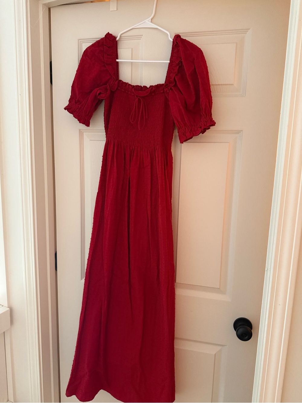 Women’s Hill House Home Red Puff-Sleeve Maxi Dress